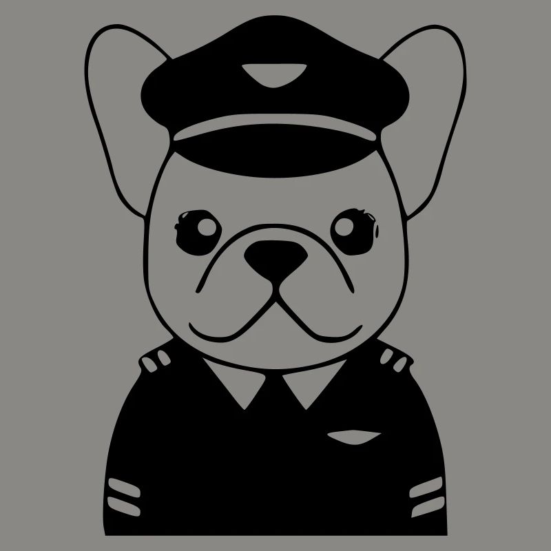 Frenchie Pilot Uniform Black