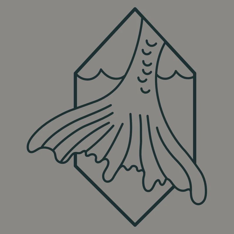 Queue de sirène vers le bas