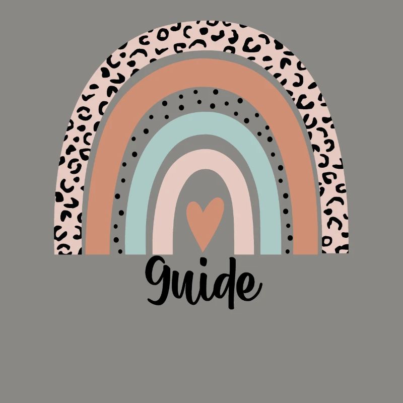 Guide Rainbow Leopard Funny Guide Gift