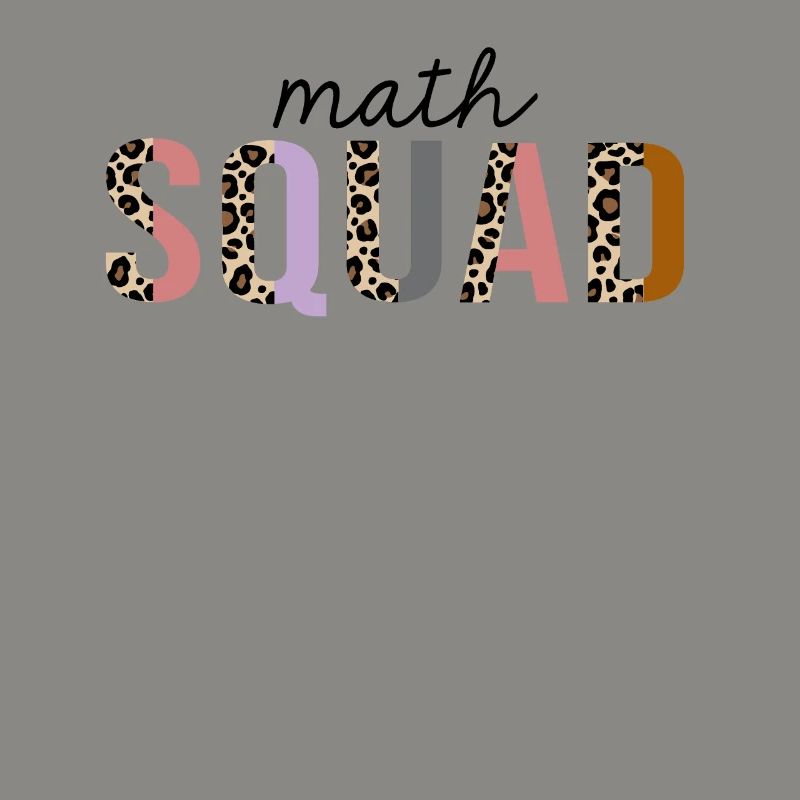 Math Squad Leopard Print Lustig
