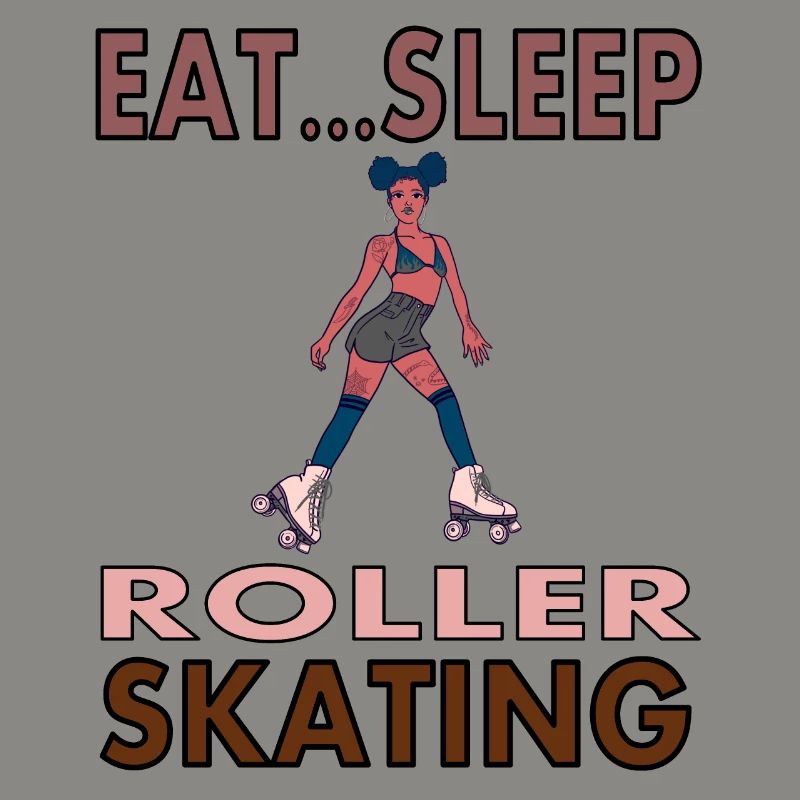 Roller skating Inline Skater Gift Idea Skate