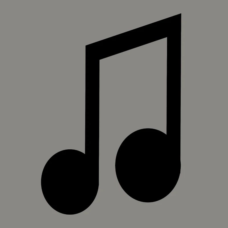 music note in black notes