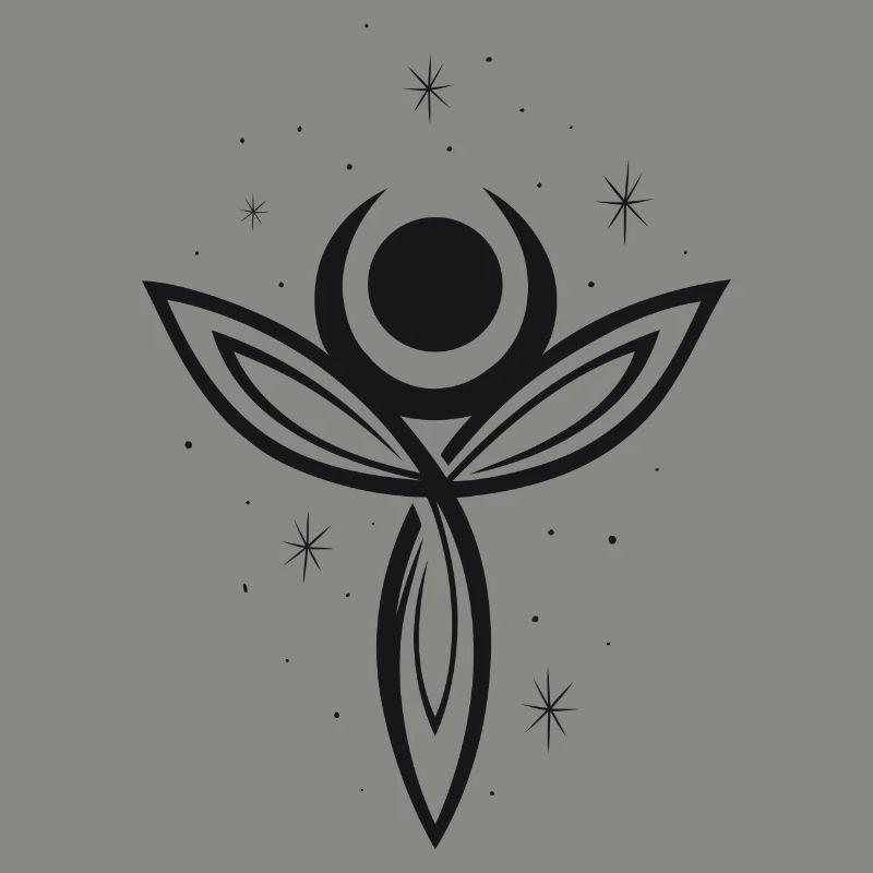Déesse Lune Déesse Trinity Triquetra