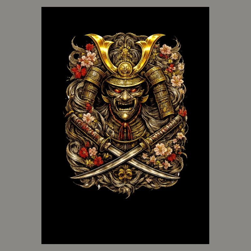 Samurai Blossom Helmet
