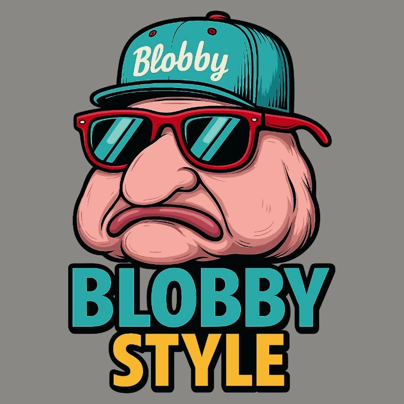 Blobby Style Cartoon Tee