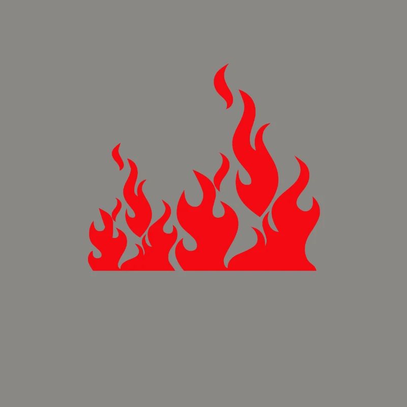 Flammen lodernd beeindruckend