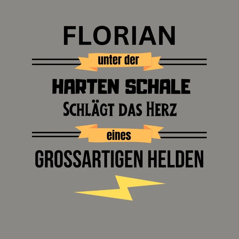 Florian unter harte Schale eines Großartigen Helde