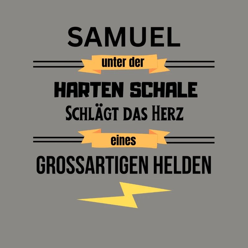 Samuel unter harte Schale eines Großartigen Helden