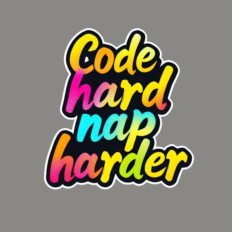 Code Hard Nickerchen Härter Lustiger Programmierer Tee