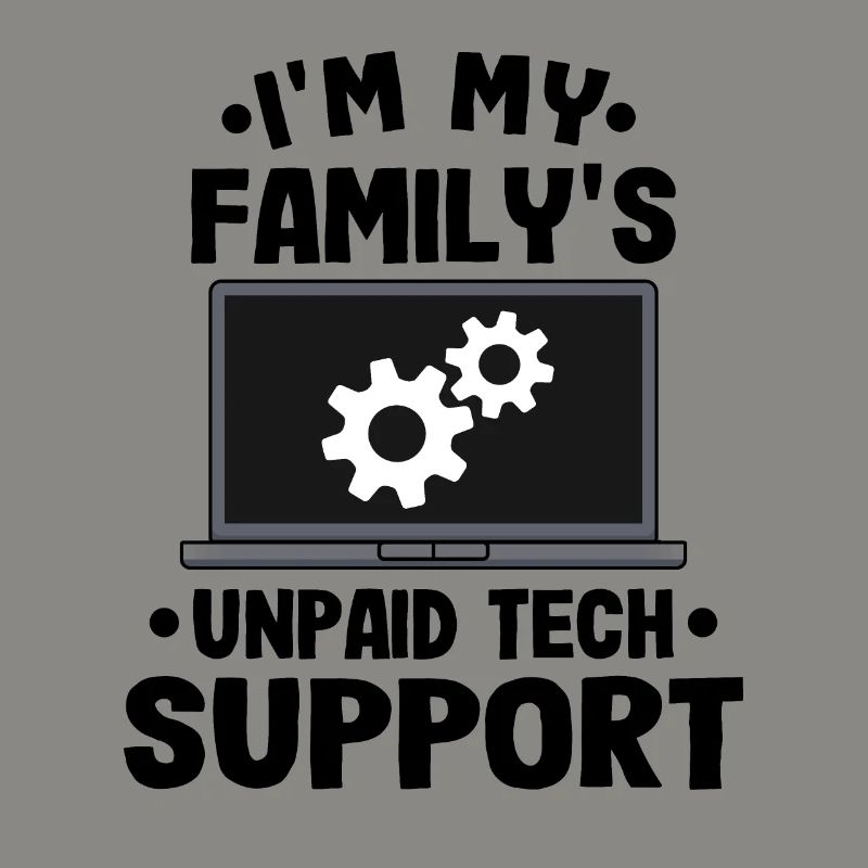 Funny Unpaid Tech Support Technical Support Gift