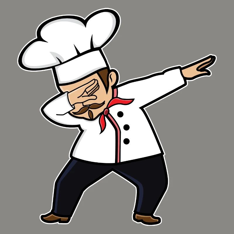 Funny Cute Dabbing Chef Gift Idea