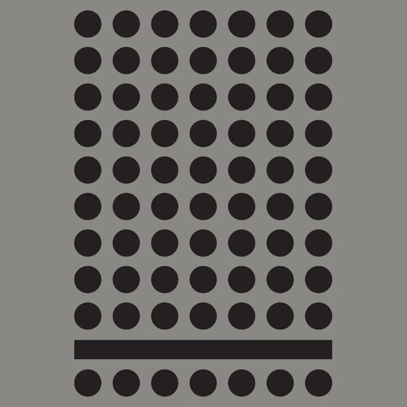 Monochrome Dot Grid Pattern