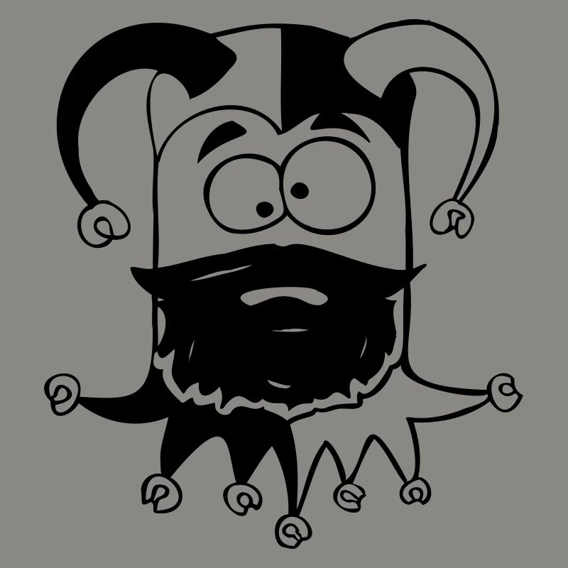 Jester squinting cube