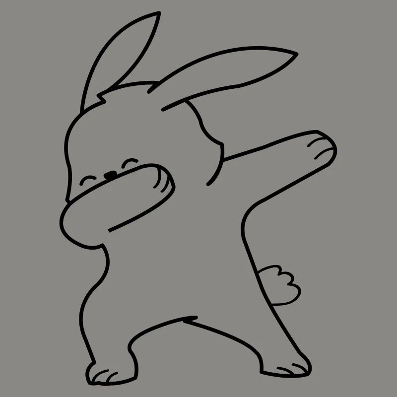 Dabbing Rabbit