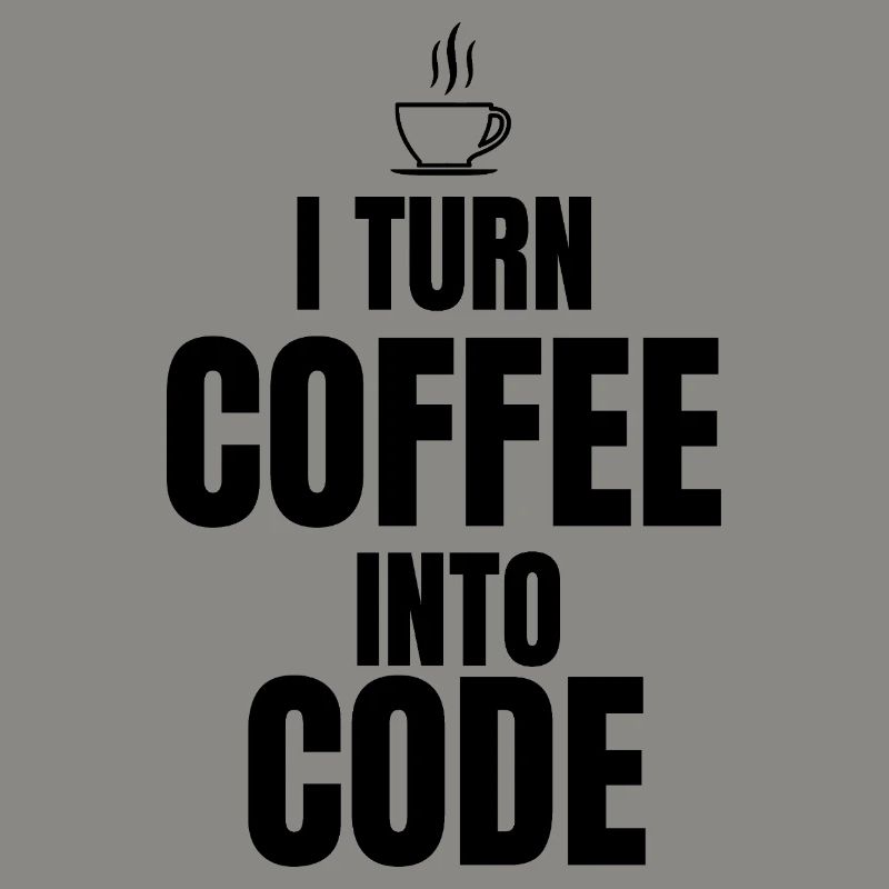 Je transforme le café en code