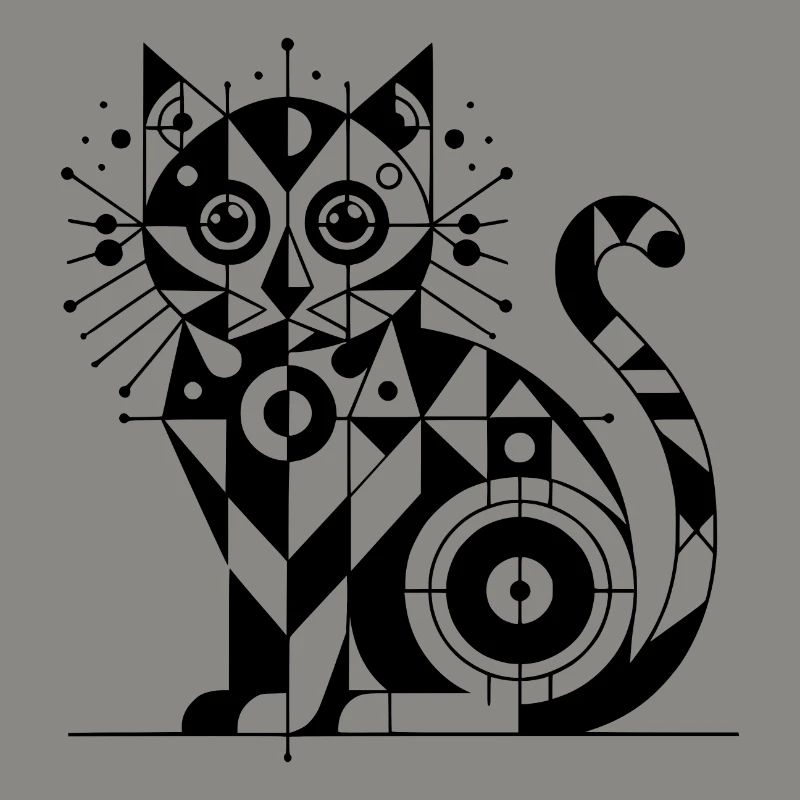 Conception géométrique de lignes de chat