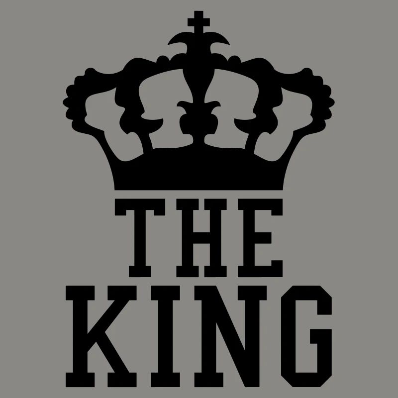 La conception de la couronne du roi textlogo refro