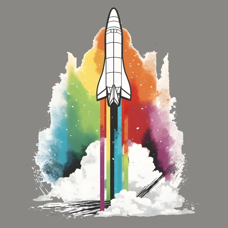 Fusée arc-en-ciel