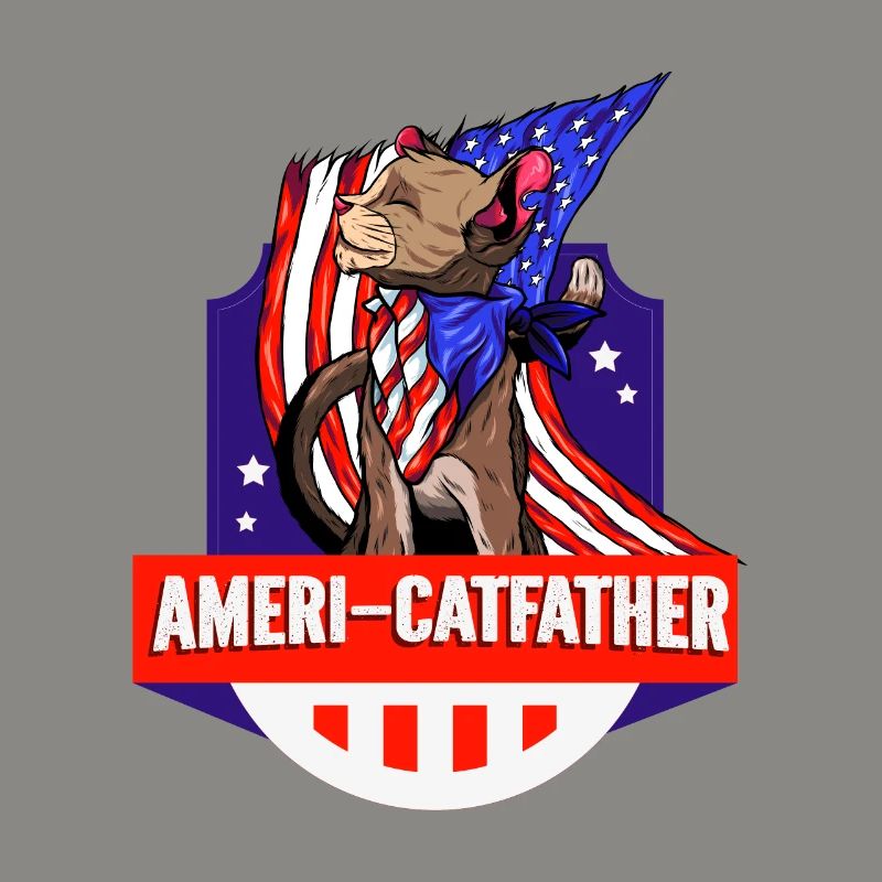 Ameri-catfather July 4 Independence Day