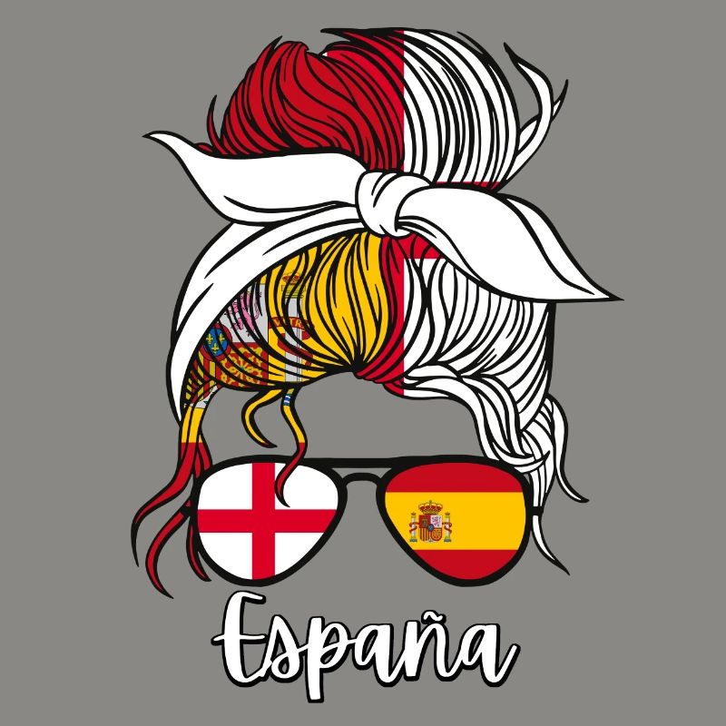 España Halb Spanisch Halb Englisch Mädchen Spanien