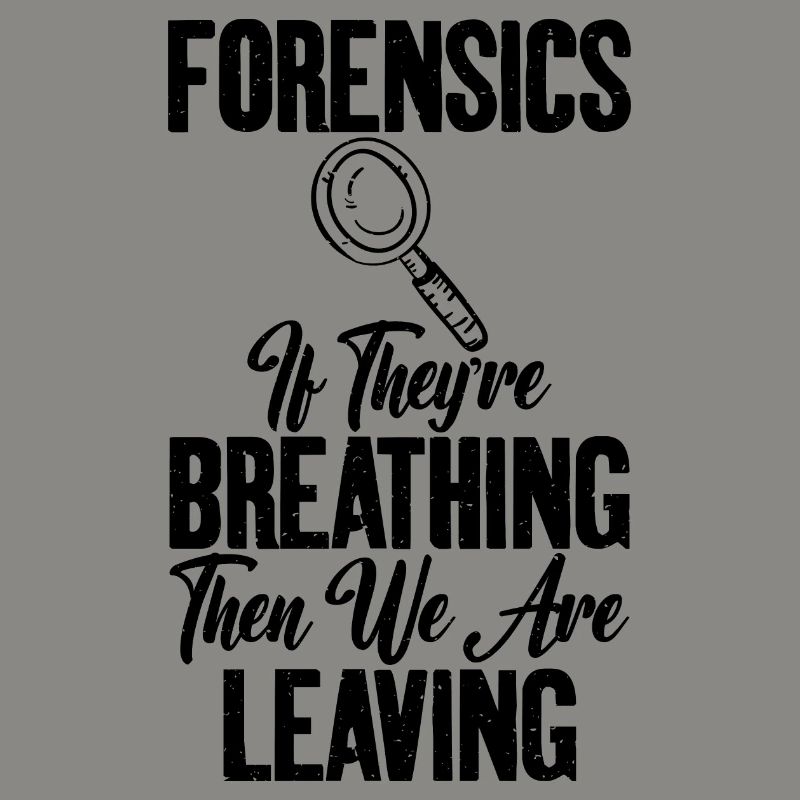 Quand vous respirez Forensic Science Graphics