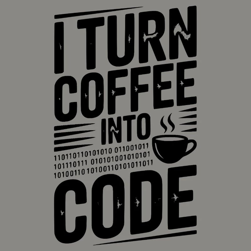 Je transforme le café en code