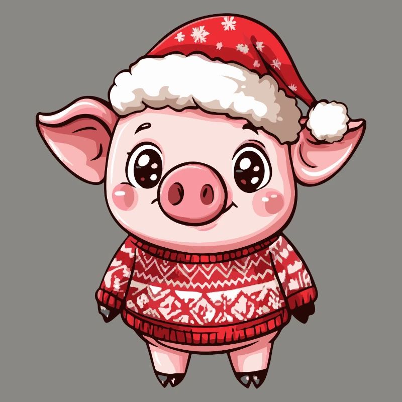 Pig Christmas Comic