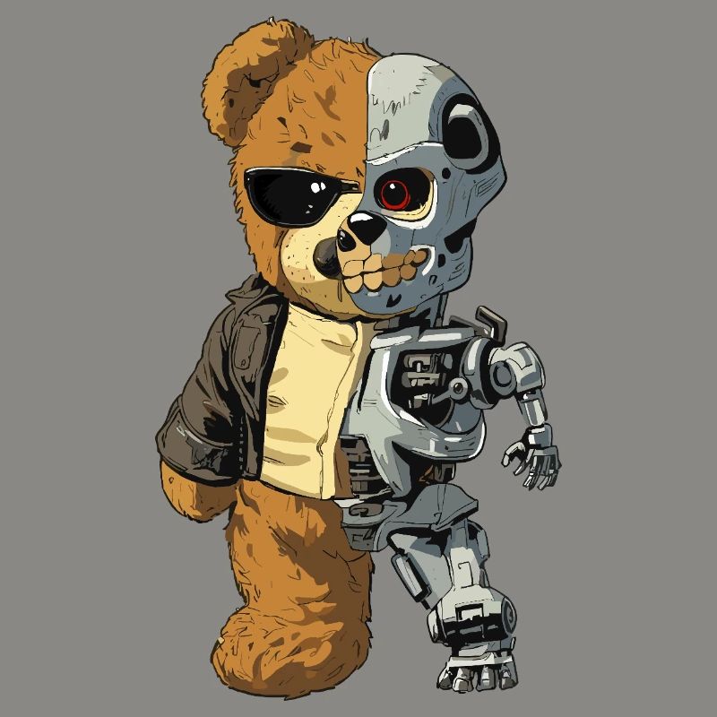 Bear Robot Cyborg