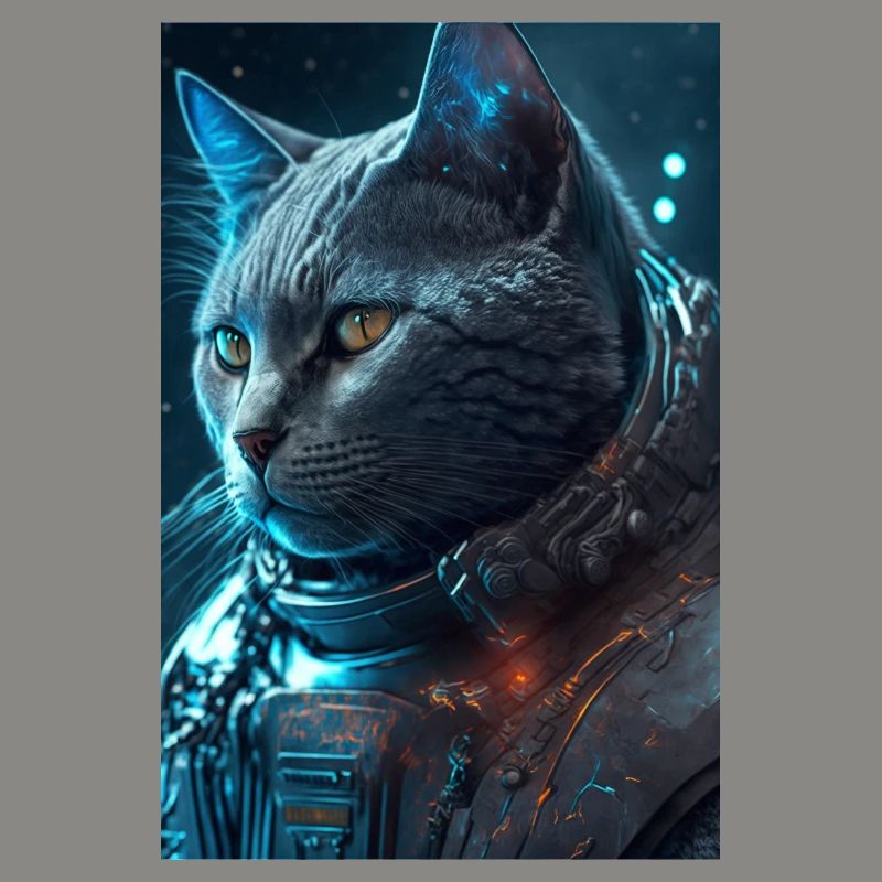 Chat dans l’espace