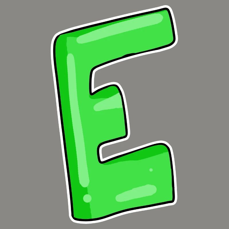 Buchstabe E Anfangsbuchstabe
