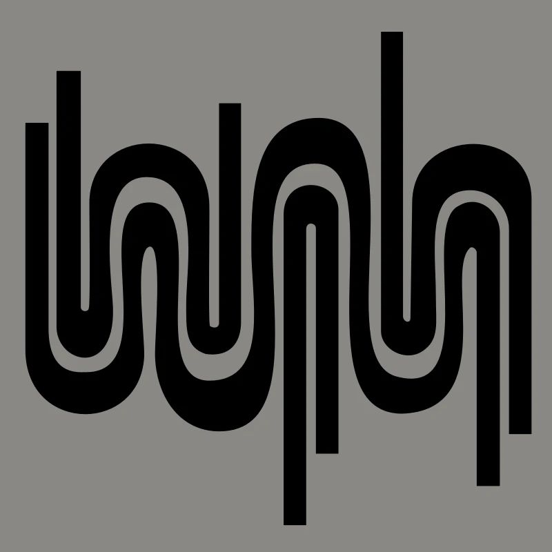 Abstract wave / 70s pattern