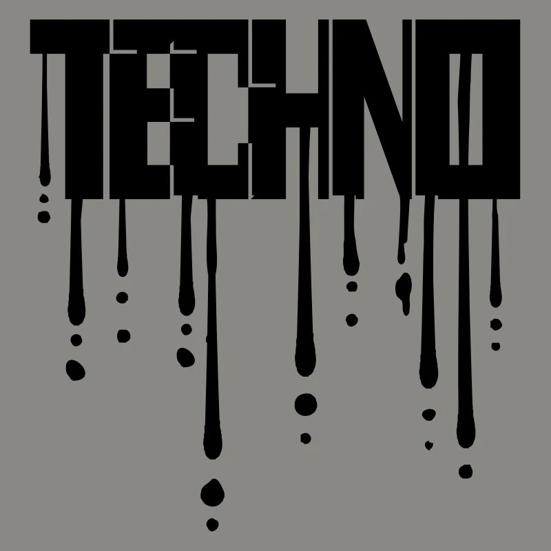 Gouttes de techno graffiti