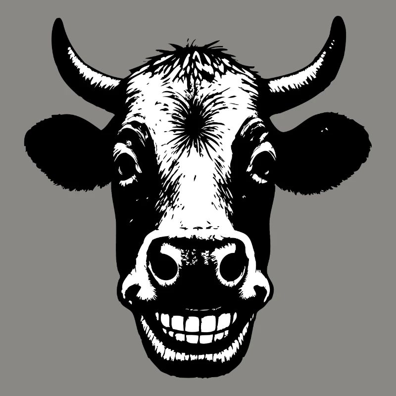 Vache souriante