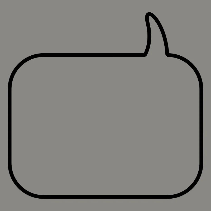 Text Balloon (square 1col