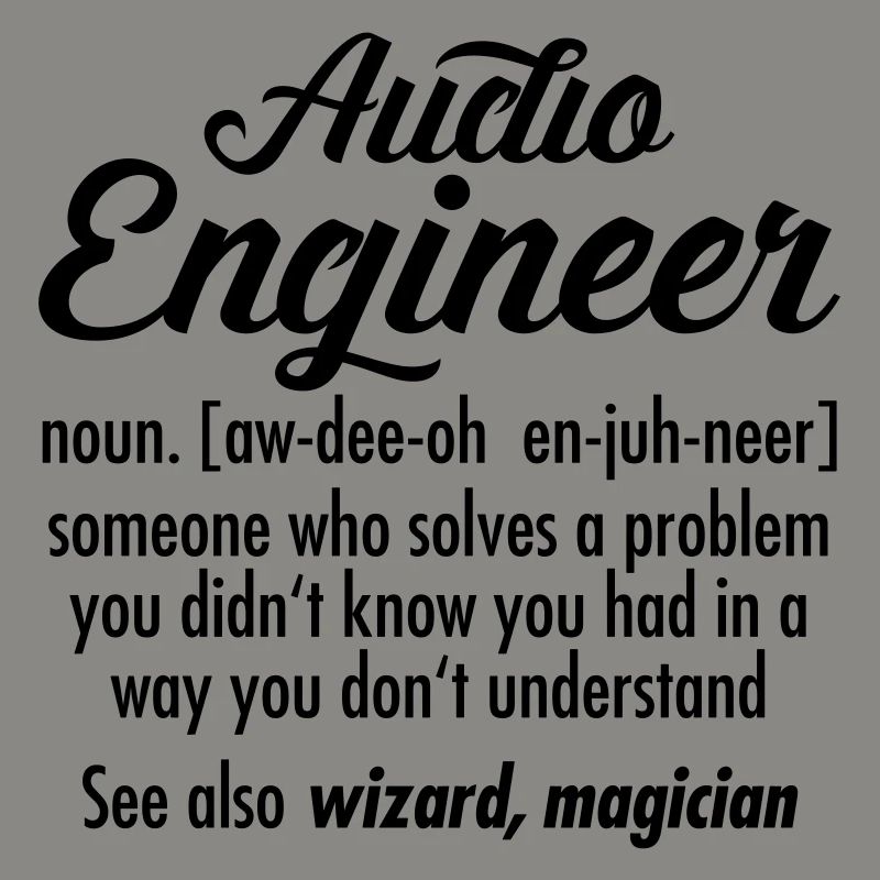 Audio Engineer - Definition