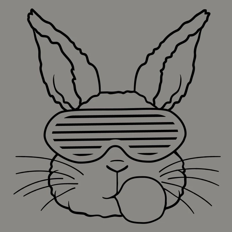 Lapin chewing-gum bubble cool
