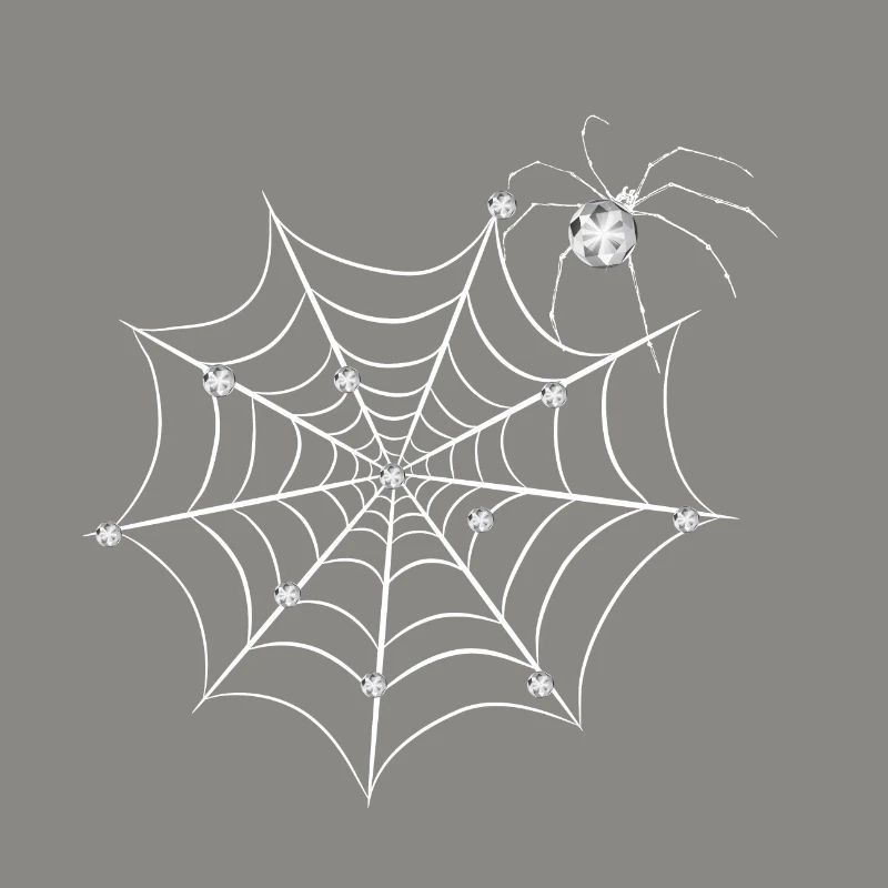 Diamond spiderweb