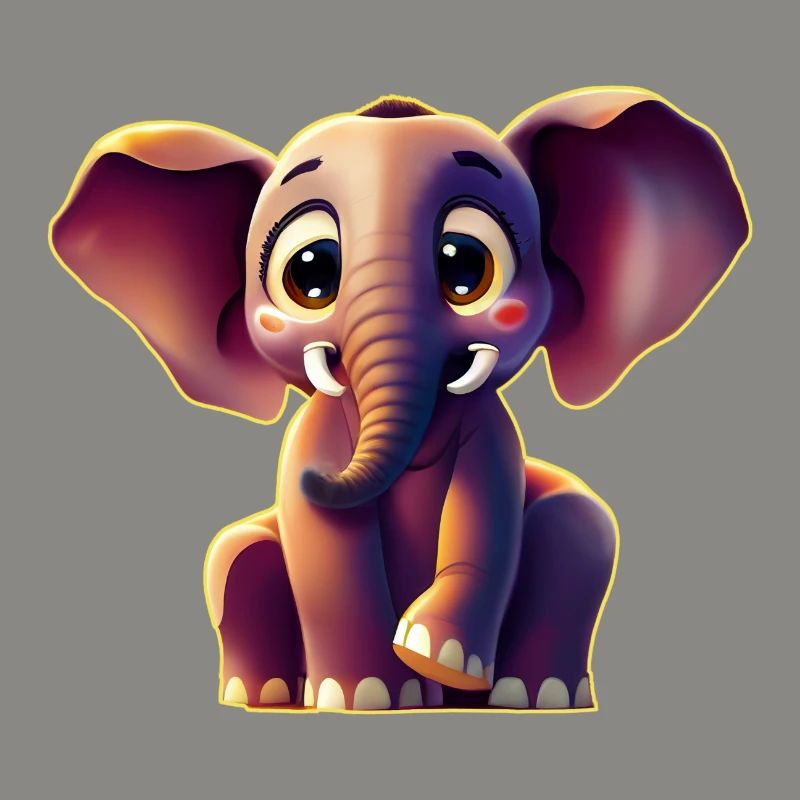 mignon bébé éléphant