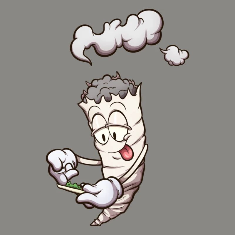 Drôle de dessin animé Joint Rolling A Joint