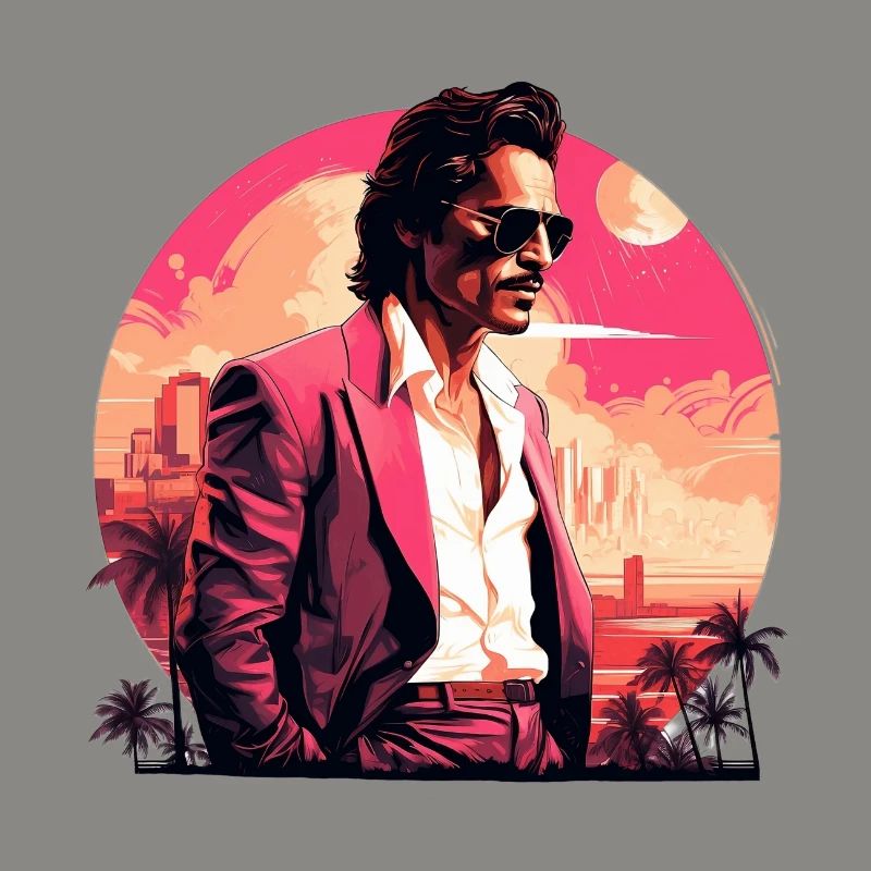 Retro Miami Boho Style Design