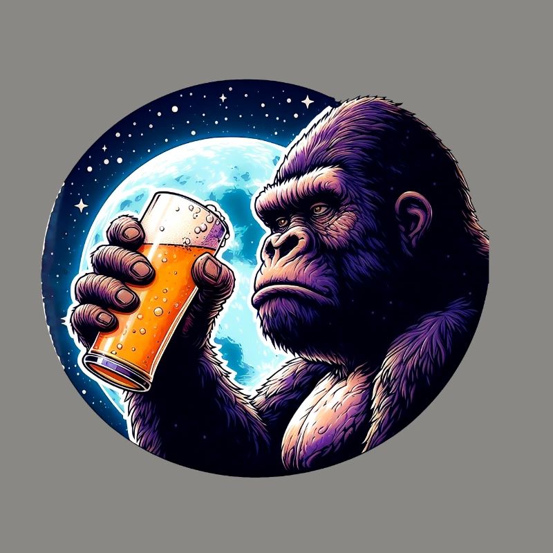 Big Beer Lover Monkey
