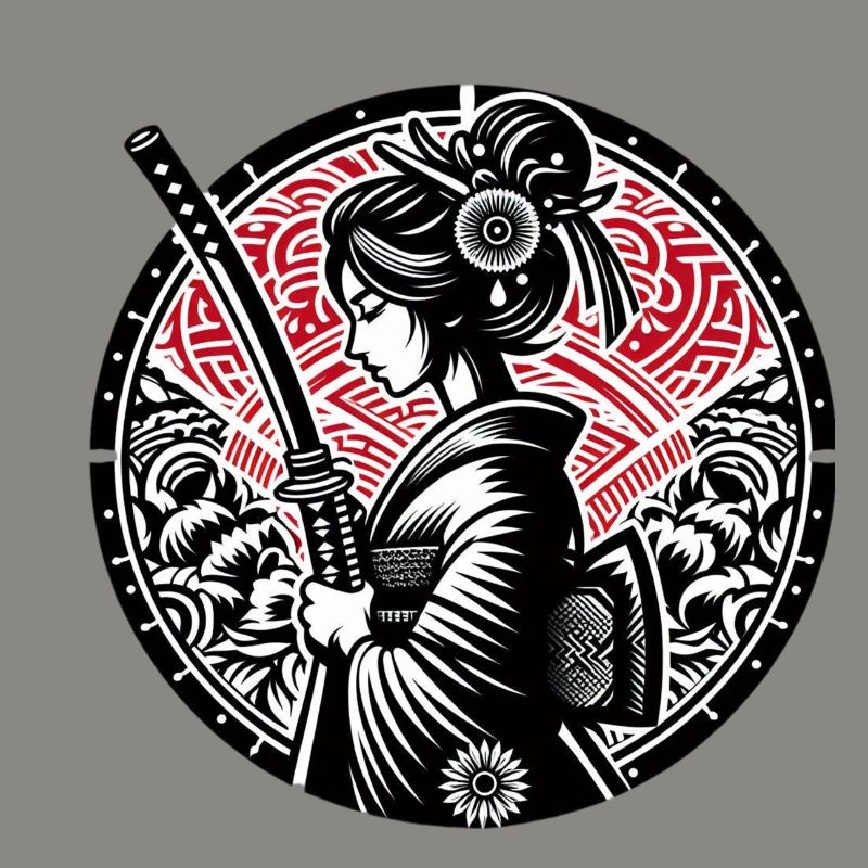 Samurai-Mädchen