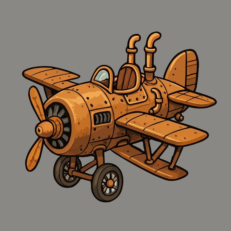 flugzeug steampunk