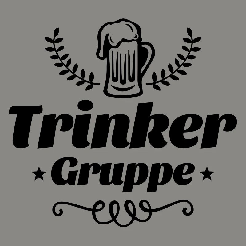 trinker gruppe bier