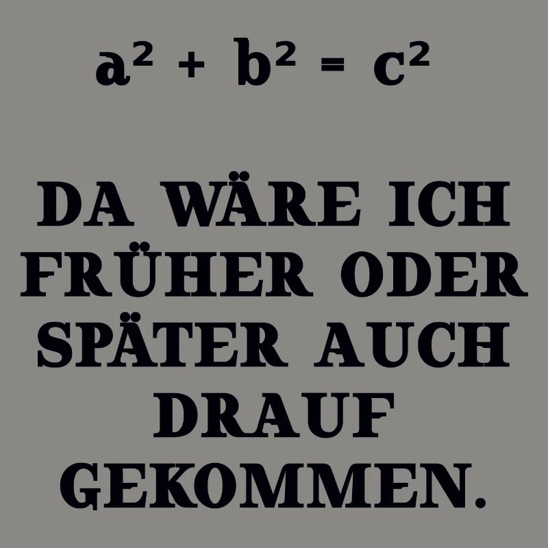 math drôle idée cadeau Pythagore