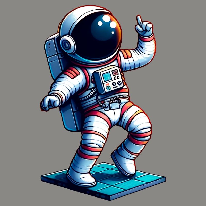 Héros De L'Espace - Mignon Astronaut