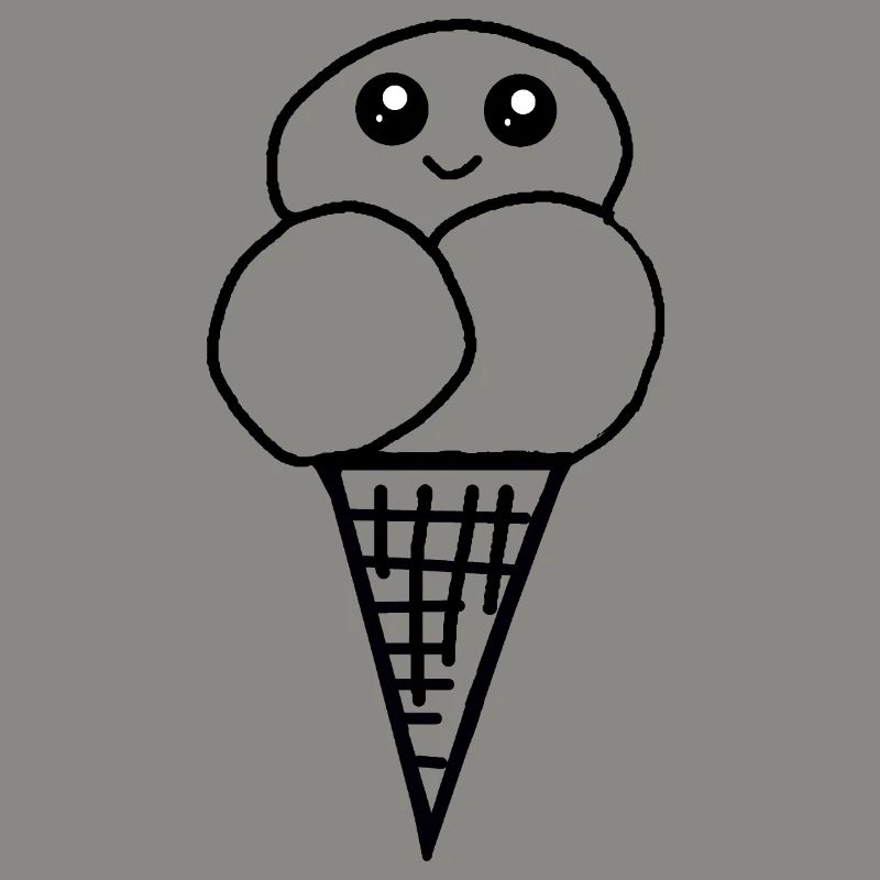 Eis Eiswaffel Eistüte Eiscreme Eiskrem