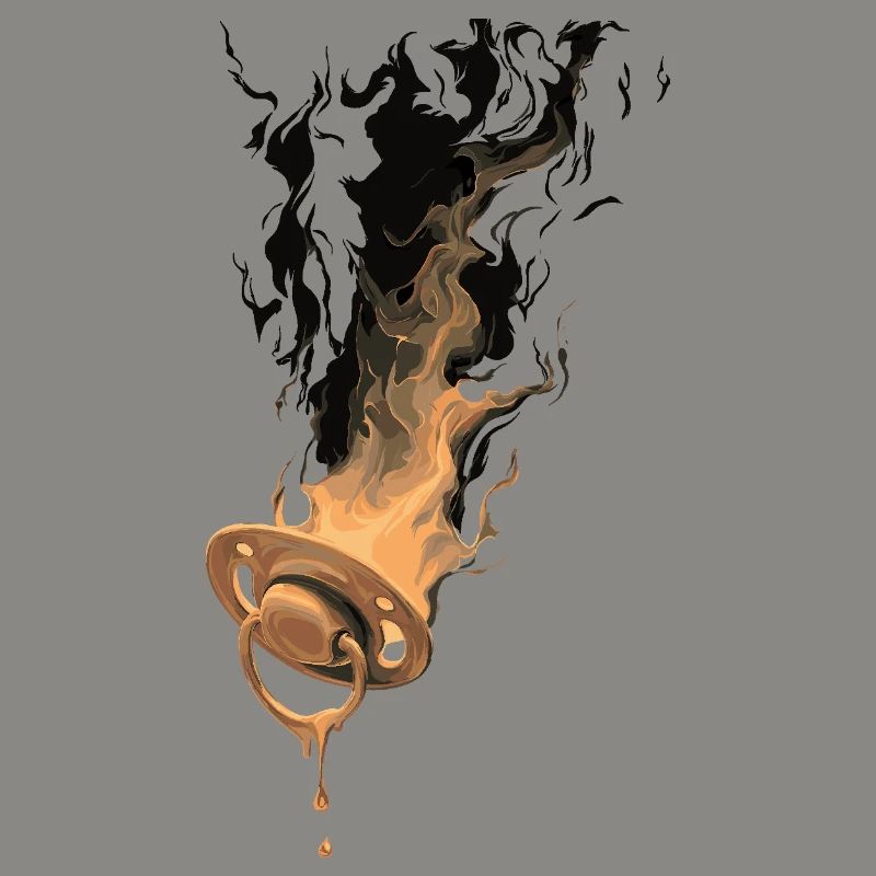 Burning pacifier