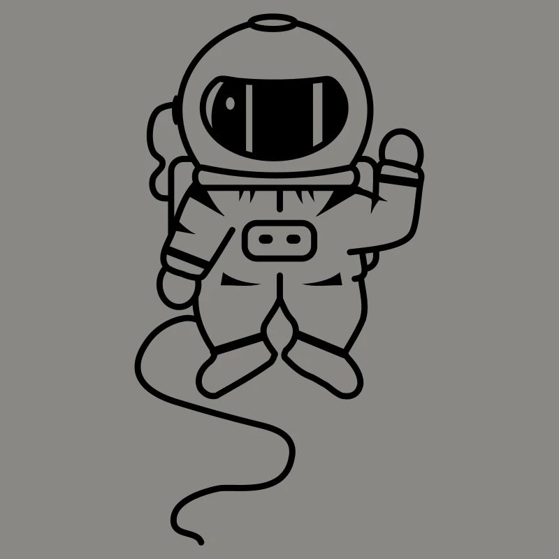 un astronaute dans l'espace