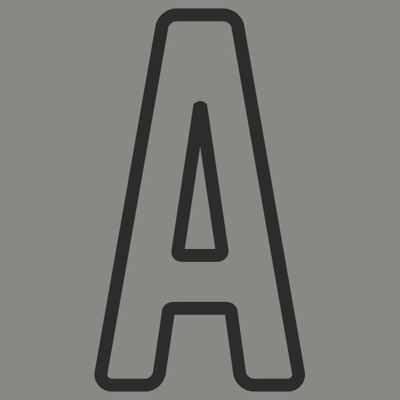 Letter A Typodesign